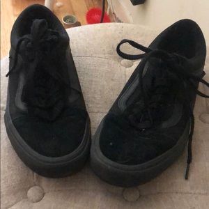 All black vans!